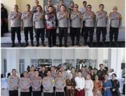 Semangat Natal Pererat Kebersamaan, Kapolres Kotamobagu Hadiri Open House Kapolda Sulut