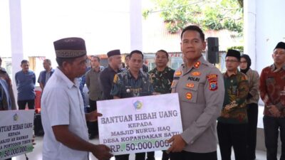 Kapolres Kotamobagu Apresiasi Bantuan Anak Asuh dan Hibah Rumah Ibadah, Tegaskan Dukungan Polri untuk Pendidikan dan Toleransi