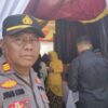 Kapolsek Lolayan Pimpin Pengamanan Resepsi Pernikahan Akbar di Desa Bakan, Ribuan Tamu Hadir Aman dan Tertib