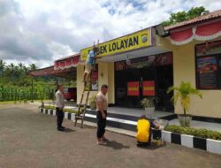 Langkah Cepat Kapolsek Lolayan, AKP Johan Atang Benahi Mako Demi Pelayanan Prima