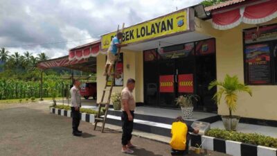 Langkah Cepat Kapolsek Lolayan, AKP Johan Atang Benahi Mako Demi Pelayanan Prima