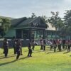 Persit dan Prajurit Kodim 1303/Bolmong Bangun Kebersamaan Lewat Senam Pagi Bersama
