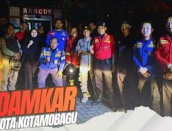 Respon Cepat Aduan Warga, Damkar dan Satpol PP Kotamobagu Tuntaskan Kebakaran di