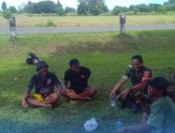 Komsos di Bawah Pepohonan, Babinsa Pererat Silaturahmi dan Ajak Warga Dulangon Jaga Kamtibmas