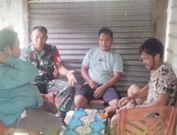 Sentuhan Kemanusiaan Babinsa Bolangitang Timur, Kunjungi Warga Penderita Saraf Terjepit di Desa Biontong