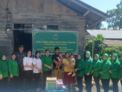 Peduli Generasi Masa Depan, Koramil Modayag Gelar Bakti Sosial Atasi Stunting di Bangunan Wuwuk