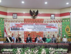 Paripurna Istimewa HUT ke-116 Kotamobagu, Wali Kota dan Wakil Wali Kota Hadir Bersama Forkopimda