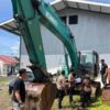 Polres Bolmong Tertibkan PETI di Desa Totabuan, Sita Satu Unit Ekskavator