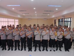 Kapolres Kotamobagu Tekankan Keikhlasan Pengabdian dalam Anev Bhabinkamtibmas