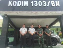 Perkuat Sinergi Pembinaan WBP, Dandim 1303/Bolmong Terima Audiensi Kepala Rutan Kotamobagu