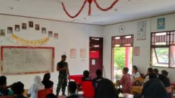 Babinsa Tanamkan Bela Negara di SMKN 1 Sangkub, Perkuat Karakter Pelajar Bolmut