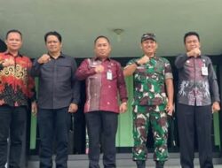 Pererat Sinergi Antarinstansi, Kakanwil Kemenkum Sulut Bersilaturahmi ke Kodim 1303/Bolmong