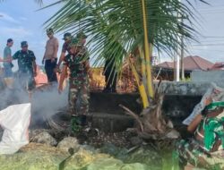 Sinergi TNI-Polri dan Pemda Bolsel Bersihkan Pantai Sondana, Wujud Nyata Gerakan Indonesia Asri