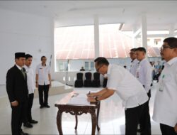 Disaksikan Wali Kota Weny Gaib, Pimpinan OPD Kotamobagu Teken Perjanjian Kinerja 2026