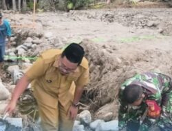 Babinsa Dampingi Peletakan Batu Pertama KDKMP Milangodaa Barat, Dorong Kemandirian Desa