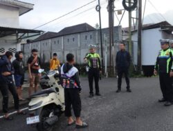 Kapolres Kotamobagu Pimpin Razia Balapan Liar dan Knalpot Brong Selama Ramadhan