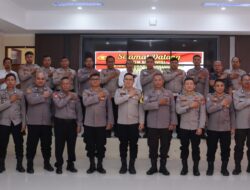 Tekankan Transparansi dan Profesionalisme, Wakapolres Romel Pontoh Sambut Supervisi Keuangan Polda Sulut di Polres Kotamobagu