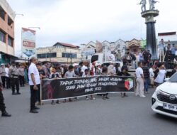 Polres Kotamobagu Kawal Ketat Aksi Damai Warga BMR, Situasi Tetap Aman dan Kondusif