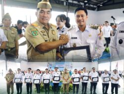 Kotamobagu Bersinar di Apel K3 Nasional 2026, Wakil Wali Kota Terima Penghargaan dari Gubernur Sulut