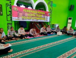 Perkuat Mental dan Integritas Personel, Polres Kotamobagu Gelar Binrohtal Lintas Agama