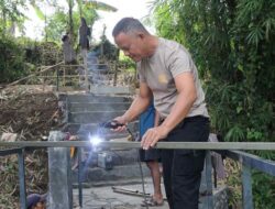 Target Rampung Ramadhan, Kapolres Irwanto Wujudkan Jembatan MOTABI sebagai Inovasi Sosial untuk Warga