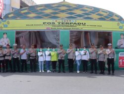 Kapolres Kotamobagu Turun Langsung Cek Pos Pengamanan, Pastikan Idul Fitri Aman dan Kondusif