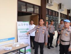 Kapolres Irwanto Pimpin Tes Urine Mendadak, 91 Personel Polres Kotamobagu Negatif Narkoba