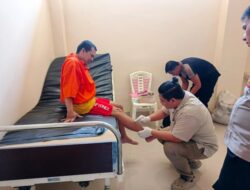 Pastikan Hak Kesehatan Tahanan Terpenuhi, Sie Dokkes Polres Kotamobagu Lakukan Pemeriksaan Rutin di Rumah Tahanan