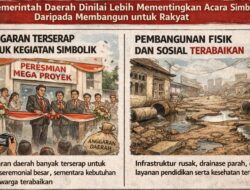 Seremonial Lebih Diutamakan, Pembangunan Daerah Terancam Tertinggal