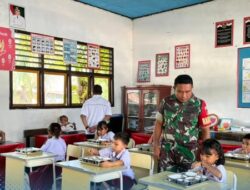 1.100 Lebih Siswa di Poigar Nikmati Program Makan Bergizi Gratis, TNI Ikut Kawal Distribusi
