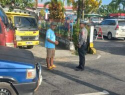 Antisipasi Macet di SPBU Matali, AKP Luster Simanjuntak Pimpin Langsung Penertiban Antrean BBM