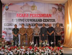 Kasdim Bolmong Hadiri Peresmian Fasilitas Modern Polres Kotamobagu