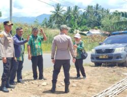 Dukung Ketahanan Pangan Nasional, Kapolres Kotamobagu Tinjau Lokasi Panen Raya Jagung di Motoboi Kecil